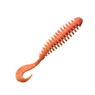 ガルプ！SWパルスワーム　4インチ(ＣリュースグリーンＢＫフロセントオレンジ)